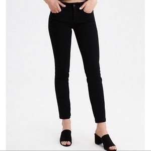 black American eagle jeggings